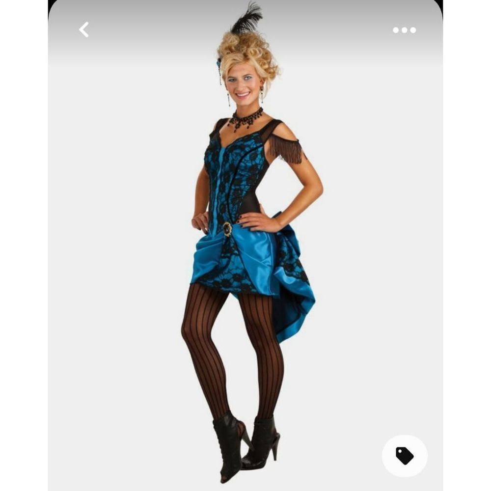 SWEET SENSATIONS Blue Belle of Laredo costume size M (8-10)